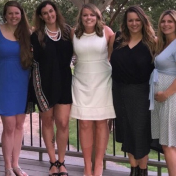 Tommy Hilfiger White A Line Cocktail Dress - Picture 2 of 5